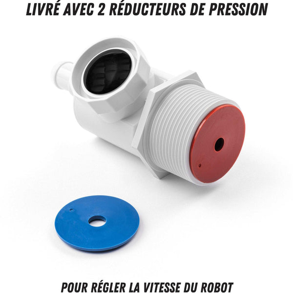 URPIZY Raccordo Universale da Parete UWF, Testa Esagonale per Polaris 480, 380, per 360, 280 6-500-00, Ricambio per pulitori per Piscine (Confezione da 4 URPIZY Raccordo Universale da Parete UWF, Testa Esagonale per Polaris 480, 380, per 360, 280 6-500-00, Ricambio per pulitori per Piscine (Confezione da 4