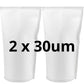 Poches filtrantes compatibles avec Piscine Desjoyaux (Lot de 2)