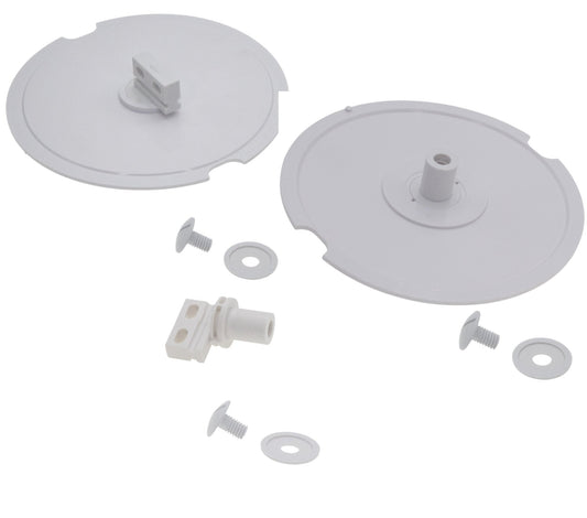Kit complet de 3 essieux pour Polaris 280 avec axes de roue C66, C65, vis et rondelles.