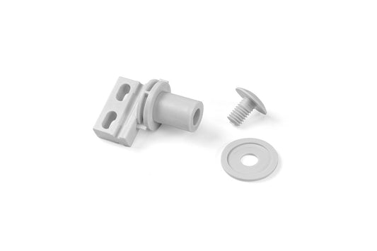 Adaptable rear wheel axle without flange for Polaris 280, with screw and washer.