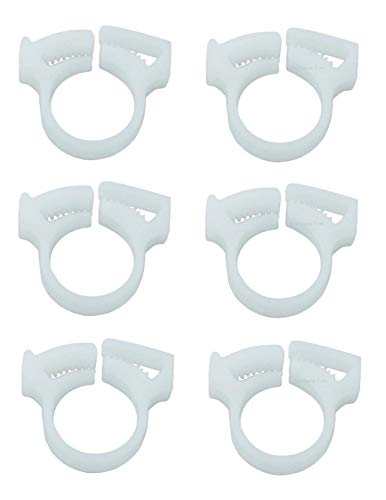 Lot de 6 pinces de fixation pour tuyau de balayage Polaris 280 180 380 480 B15.