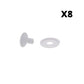 8 adaptable wheel washers and screws for Polaris 280 180 C55.