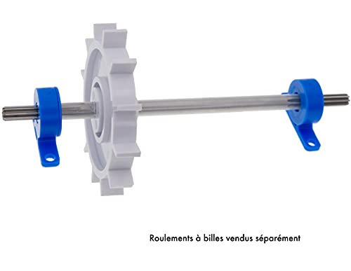 Turbine sur axe dentelé Adaptable Haute Qualité pour Polaris 280 180. Poulie d'entrainement sur Arbre Moteur. Axe de Transmission C86 - Lodd Pool